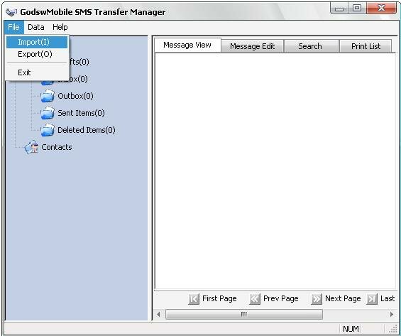 save sms to pc